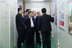 宜春市电子信息产业链招商小分队莅临苏州睿智现代物流有限公司参观调研